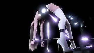Blondie Girl on A Bdsm Sex Machine | 3d Porn