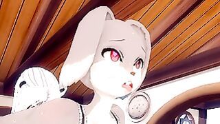 Pretty Bunnygirl anal Face Fuck Yiff Furry Pov Hentai 60 Fps