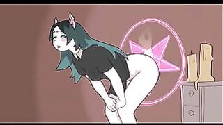 Magician Tries Two BBW Dicks (animation)