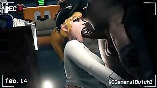 Fnaf Security Breach Vanessa Sucked and Fucked in A Real office at A Freddy Fazbear Mega Pizzaplex