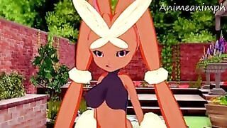 Training Your Personal Lopunny With Creampies until She Reaches Lv 100 – Pokemon Cartoon Hentai 3d