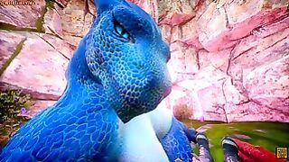 Furry Dragon Threesome Scalie Girls With Teen Guy