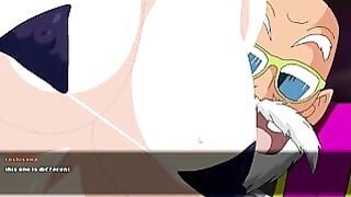 Extra Slut Z tournament [hentai Game] Ep.3 android 18 Fucked By an Giant Cock Old Pervert God