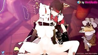 Ninguang Plus Beidou Fucked By Traveler (genshin Impact 3d animation With sound)
