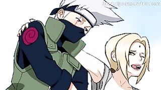 Naruto – Two Hokages Have Fuck P3 – Kakashi and Tsunade
