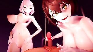 Azur Lane, Sirius Fapping Huge Boobs Hentai anime Azur Lane Pov Threesome Hentai Music Video Masturbate