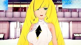 Pokemon Trainer Lusamine anime Hentai 3d Uncensored
