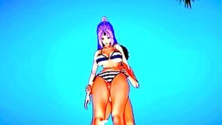 Reincarnated As A Slime: Aroused Beach Sex With Shion (3d Hentai)