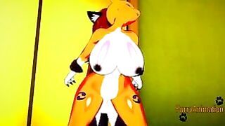 Digimon Hentai – Taomon Grey Fox Rough Coitus 2 2