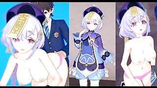 ( )3dcg [hentai Game Koikatsu! Genshin Qiqi(anime 3dcg Video)]