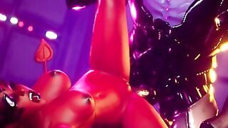 Hot Succubus from Subverse Takes Big Dick in Mouth and Pussy