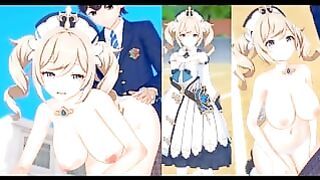 3dcg [hentai Game Koikatsu! Genshin Barbara(anime 3dcg Video)]