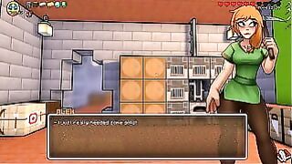 Hornycraft [minecraft Parody Hentai Game Pornplay ] Ep.17 Steve Fucks Alex in A Nether World Group Sex