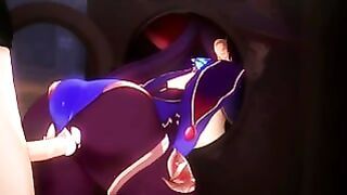 Mona Gets Stuck, then Fucked