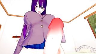 Ddlc – Futa Yuri With Huge Dick Has A Fun | Swap Pov | Boy Taker
