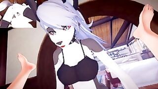 Helluva Boss Hazbin Resort – Futa Loona Give A Big Suck Guy Taker Pov