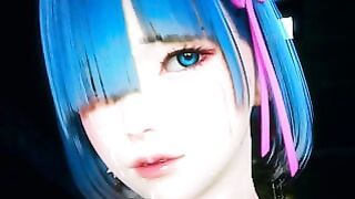 Re:zero – Huge Tits Rem – (3d Hentai)