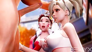 Overwatch Mercy Compilation #1 [sfm Blender]