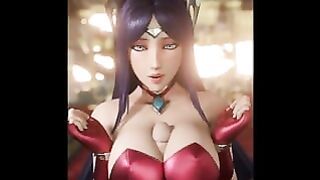 Irelia Titsjob Facial (no sound)