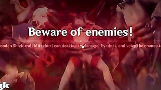 Eula Jean and amber Get A Extreme Sex Session With Mitachurls Genshin Impact Extended Hd 60fps