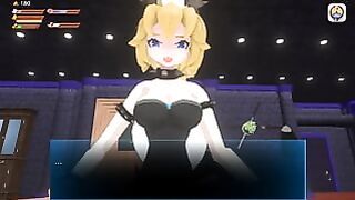Femdom Bowsette Sex Foot Spanking Pegging