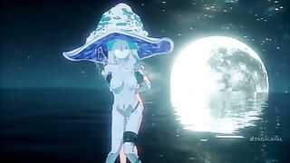 Elden Ring: Melina Fucks Ranni in the Ass. She Cums in Seconds