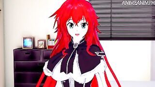 Fucking Rias Gremory from Highschool Dxd until Creampie – Cartoon Hentai 3d Uncensored