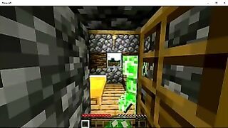 Getting Fucked By A Creeper in Minecraft 2: Step Step Bro