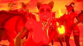 Succubus Sex Orgy With Demons