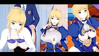 Fgo 3dcg ( )[hentai Game Koikatsu! Fate Artoria Pendragon(anime 3dcg