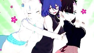 1 Hour of Popular anime Porn Hentai 3d Compilation (pokemon, Vermeil in Gold and Vtuber)