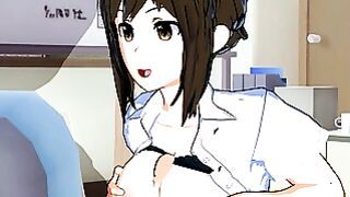 Nande Koko Ni Sensei Ga!? – Kana Kojima 3d anime Porn