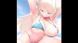 Cowgirl Creampie Huge Ass animation Uncensored Blonde Cartoon Big Tits Cream Pie Hentai