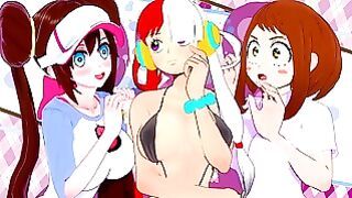 1 Hour of Popular Cartoon Hentai Compilation (one Piece, My Hero Academia, Pokemon)