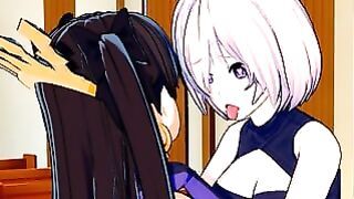 Fate Grand Order – Futanari ishtar Fucks Mash Kyrielight 3d Hentai