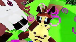 Minecraft Sexmod – Zoom Na Buceta Da Luna E Abelha Peituda De Cabelo