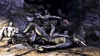 The Argonian Thief Draugr 3D Sfm Argonian Skyrim Skyrim