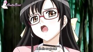 Busty Teacher Gets Into Threesome With Her Students