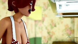 Mindy The Milf Invites Her Daughter’s Boyfriend Over For Dessert, Part 1