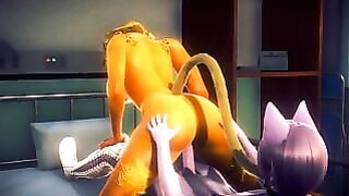 Furry Hentai – Mew The Kitty And Gepard Kinky Sex – Korean Japanese Manga Anime Film Game Porn