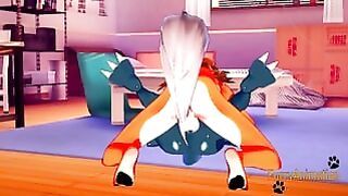 Digimon Hentai – Exveemon & Naru Wild Sex 2/2