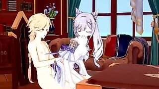 Genshin Impact Hentai – Aether X Ganyu Fellatio And Fucked – Vietnamese Asian Manga Anime Porn Game Porn