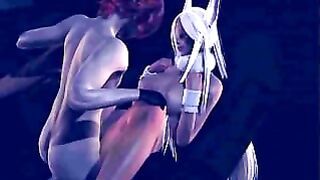 Boku No Hero Academia Anime – Usagiyama Fucked By Two Boys And Uses Her Huge Tits – Thai Japanese Manga Anime Porn Film