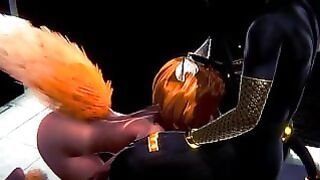 Furry Hentai – Anubis The Dogboy With A Foxygirl In A Toilet – Japanese Japanese Manga Anime Film Game Porn