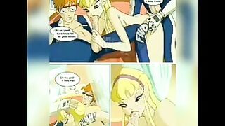 Winx Comix Episode 6 Stella Winx Takes 2 Cocks!!!