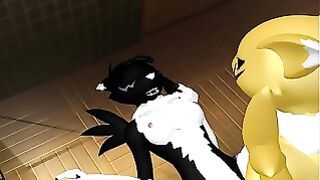 Renamon And Dark Renamon