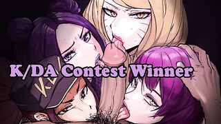 K/DA Contest Winner [League of Legends JOI](Ahri, Evelynn, Akali, Kai'sa)(Vanilla, Femdom,Breathplay