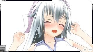 3D HENTAI YURI redhead step sister wanted to fuck Step sister