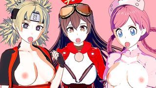 ANIME CREAMPIE COMPILATION (Feat. Genshin Impact, Pokemon and Naruto)