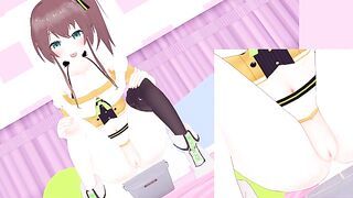 [VR 360 4K] Matsuri Natsuiro Vtuber Matsuri's pee